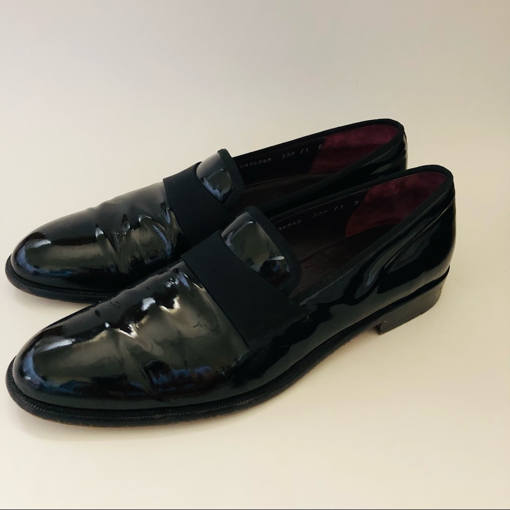 Salvatore Ferragamo Black Loafers Slip On Shoes